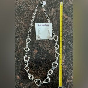 Lia Sophia NTW Necklace and Earrings